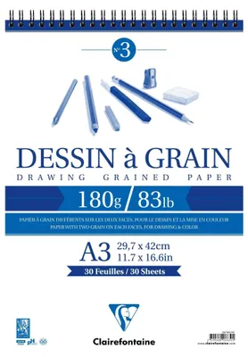 Produktbild von Clairefontaine 96630C, Kunstpapier, 180 g/m², 30 Blätter