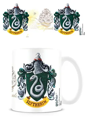 Produktbild von Harry Potter Slytherin Crest Ceramic Mug