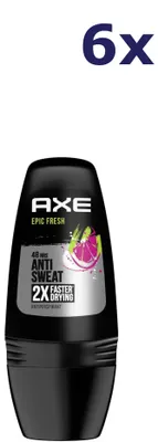 Produktbild von 6x Axe Deo Roll-on 50 ml – Epic Fresh