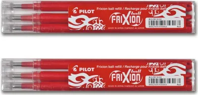 Produktbild von Pilot Frixion Ball Ersatzminen 0.7 rot - 6er-Set