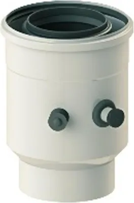 Produktbild von ALMEVA Kesseladapter 2 Messöffn. 80/110 auf 60/100 (LPML53)
