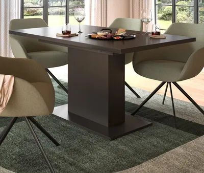 Produktbild von Esstisch "Home-X" in grau Tisch ausziehbar 150 - 190 cm