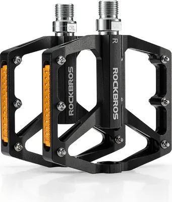 Zdjęcie produktu dla Pedały rowerowe MTB platformowe, aluminium ROCKBROS (37210003)