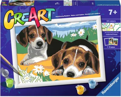 Produktbild von Ravensburger CreArt Beagle-Welpen