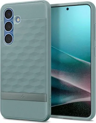 Zdjęcie produktu dla Spigen Parallax (MagFit), Pokrowiec, Samsung, Galaxy S25 Plus, 17 cm (6.7"), Zielony