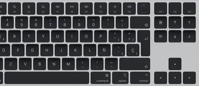 Image de Apple Magic Tastatur Universal USB + Bluetooth QWERTY Spanisch Schwarz