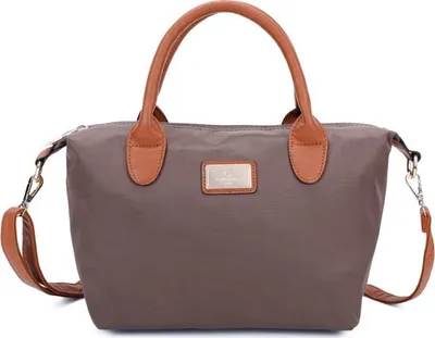 Produktbild von Gallantry Damen Tasche in Taupe - Handtasche, Crossbodytasche und Schultertasche in einem, aus hochwertigem Kunstleder