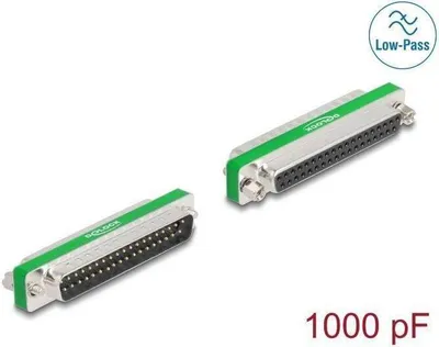 Produktbild von DELOCK HF/EMI Entstörfilter D-Sub 37 Pin St > Bu kapazitiv
