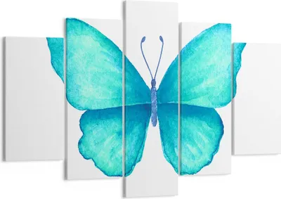 Produktbild von Bild auf Leinwand - Leinwandbild - Schmetterlinge Fliegen Kindheit Sommer - 150x100cm - Wand Bild - Wanddeko - Leinwanddruck - Bilder - Kunstdruck - Leinwand bilder - Wandkunst - EA150x100-2899