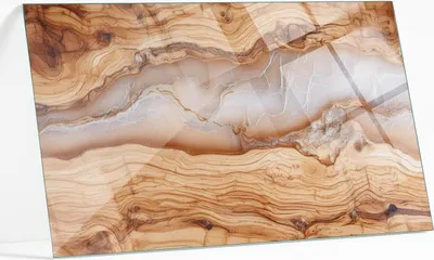 Produktbild von Bedruckte Glas Tischplatte 120x80 cm – Glasplatte mit Motiv – Esstischplatte bedruckt – Sicherheitsglas mit Druck – Tischplatte Ersatz – pflegeleicht – modern – dekorativ – Motivglas – Glastisch modern – Glasplatte Kunst – Glastischplatte Nachbildung –  Naturholz mit Harz
