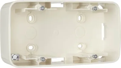 Obrázok produktu pre AP-Gehäuse, 2-fach, weiß, B&J, Duro
