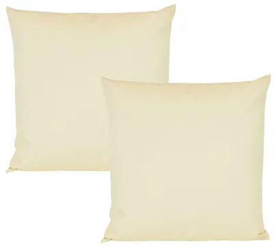 Produktbild von JACK 2er Set 45x45cm Outdoor Kissenhülle Bezug Wasserfest Stuhl Kissen Garten Beige