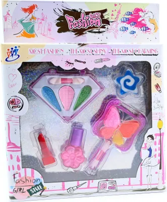 Produktbild von Kinder Schminkset Schönheit - Make-up Palette mit Lidschatten & Lippenstift