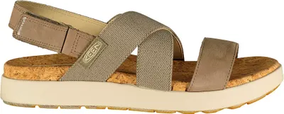 Obrázek produktu pro Pohodlné sandály Keen Elle Criss Cros, barva béžová, velikost EU 38 1/2, dámské, barva béžová, velikost EU 38 1/2