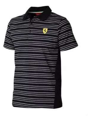 Immagine prodotto di 2011, Schwarz, polo a righe Ferrari, taglia XS
