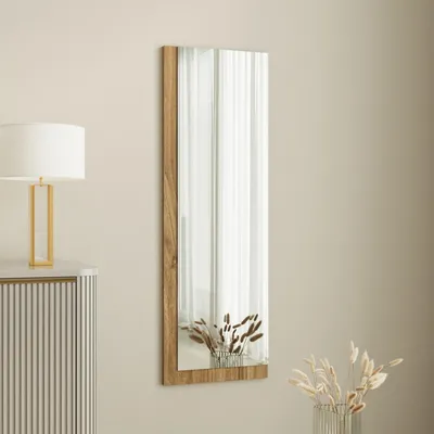 Immagine prodotto di Solbiate - Specchio, 40x120h cm Marrone Noce, Forma Rettangolare