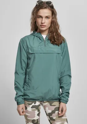 Produktbild von Urban Classics Damen Jacke Ladies Basic Pull Over Jacket Paleleaf-XL