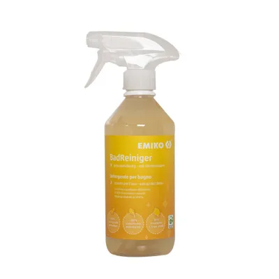 Produktbild von Emiko BadReiniger 500ml Sprühflasche gebrauchsfertiger Reiniger für Badezimmer