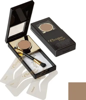 Produktbild von Christian Faye Augenbraue Pulver dunkelbraun 3gr