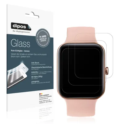Zdjęcie produktu dla 1x folia ochronna do AooDen Smartwatch matowa - folia antywstrząsowa 9H dipos Glass szkło plastikowe