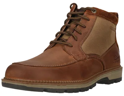 Produktbild von CLARKS Schnür-Boots Maplewalk Rise aus wasserdichtem Leder 5234 Dark Tan Lea 42