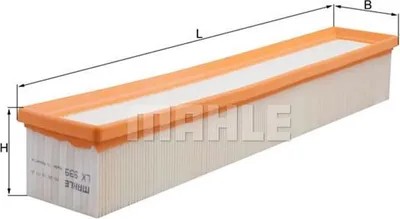 Produktbild von Luftfilter MAHLE LX 939 passend für MERCEDES-BENZ C-Klasse Limousine (W203) Filtereinsatz