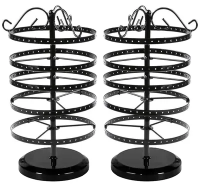 Produktbild von Inovra – Schmuckhalter, höhenverstellbar – Schmuckständer – Ringhalter – Armbandhalter – Schmuckorganizer – Edelstahl mit rutschfesten Pads – Schmuckstativ