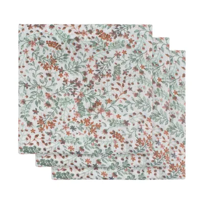 Produktbild von Jollein Bloom Multituch / Mulltuchklein 3 Stück
