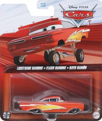 Obrázek produktu pro Disney Pixar Cars JDL74, Auto, 3 rok/roky, Kov, Červená, Žlutá