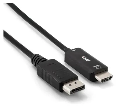 Image de CLUB 3D Club3D Kabel   DisplayPort 1.4 > HDMI  HDR 4K60Hz aktiv 2m retail