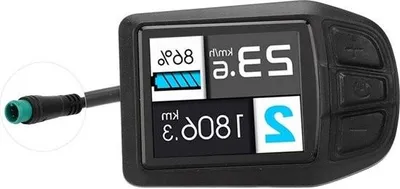 Immagine prodotto di Kit di conversione per biciclette elettriche con display TFT - UKC3 ABS: accessori per biciclette con pannello di controllo LCD al litio.