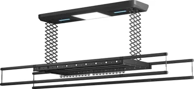 Produktbild von Wasophoogte® Decken wäscheständer, elektrischer wäscheständer für die decke, Pro, Aluminium, 38kg Tragfähigkeit