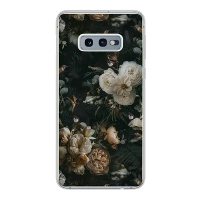 Produktbild von MuchoWow® Handyhülle Schutzhülle Hülle für Samsung Galaxy S10e Blumen - Muster - Vogel Silikon Softcase Handy Hülle - Handy