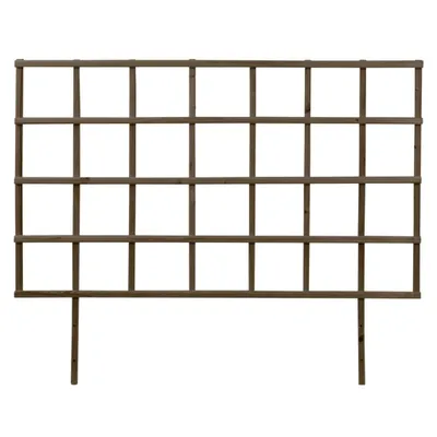 Image de Treillis pour carrés potagers - 3,8 x 118,2 x 84,9 cm - Marron
