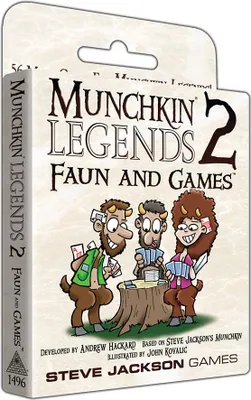 Zdjęcie produktu dla Munchkin Legendy 2 Faun i Gry - Rozszerzenie do gry karcianej - Edycja ENG
