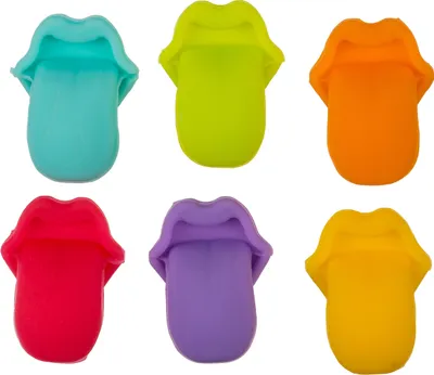Image de Marqueurs de verre langue en set de 6