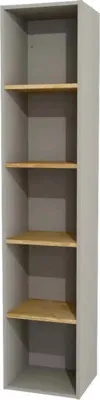 Produktbild von Devo Seitenschrank offen Sonet BxHxT 35 x 164 x 30 cm kaschmir/Eiche