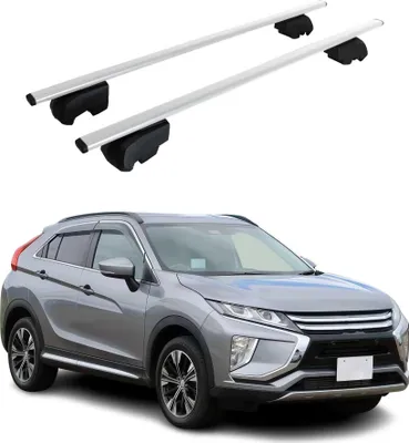Obrázok produktu pre Strešný nosič pre Mitsubishi Eclipse Cross 2018-2022 kovový strieborný ABE