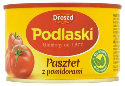 Zdjęcie produktu dla Pasztet podlaski z pomidorami 155g Drosed