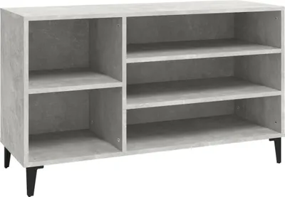 Obrázek produktu pro Botník betonově šedý 102x36x60 cm kompozitní dřevo