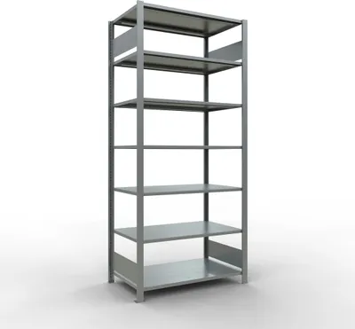 Produktbild von Büroregal Stecksystem Grundregal - 2300x1000x600 mm, Typ 150 kg