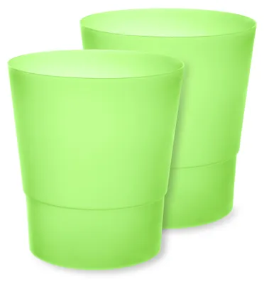 Produktbild von Garronda Blumentopf 2 Stück GD-0038 (Grün51, ⌀ 14, H 16cm)