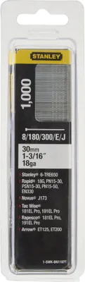 A package of Stanley brand staples.