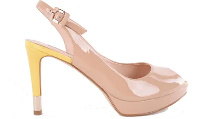 Produktbild von GUESS Damen Pumps Highheels Stilettos Riemchenpumps Beige #640