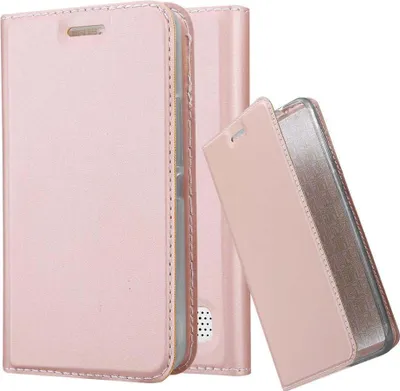 Immagine prodotto di Cadorabo custodia per cellulare per Sony Xperia E1 custodia protettiva in rosa Cover Etui Book Case Booklet