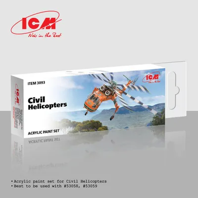 Image de ICM 3093 - Hélicoptères civils - Neuf