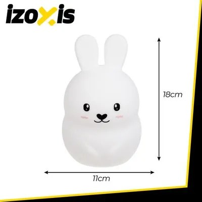 Obrázek produktu pro RGB noční lampa s dálkovým ovládáním - králík Izoxis 26204