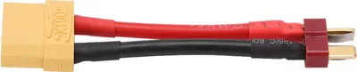 Obrázek produktu pro Zástrčka T do zásuvky XT90, adaptérová zástrčka, s kabelem 12 AWG 97 mm