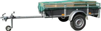 Produktbild von Ladungssicherungsnetz SafeNet Abdecknetz 2,5 m x 1,6 m Anhängernetz grün