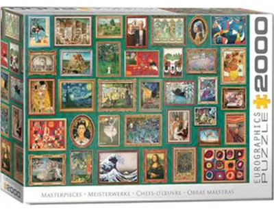 Immagine prodotto di Eurographics Puzzle Masterpieces, Meisterwerke der Kunst, 2000 Teile, 8220-6041